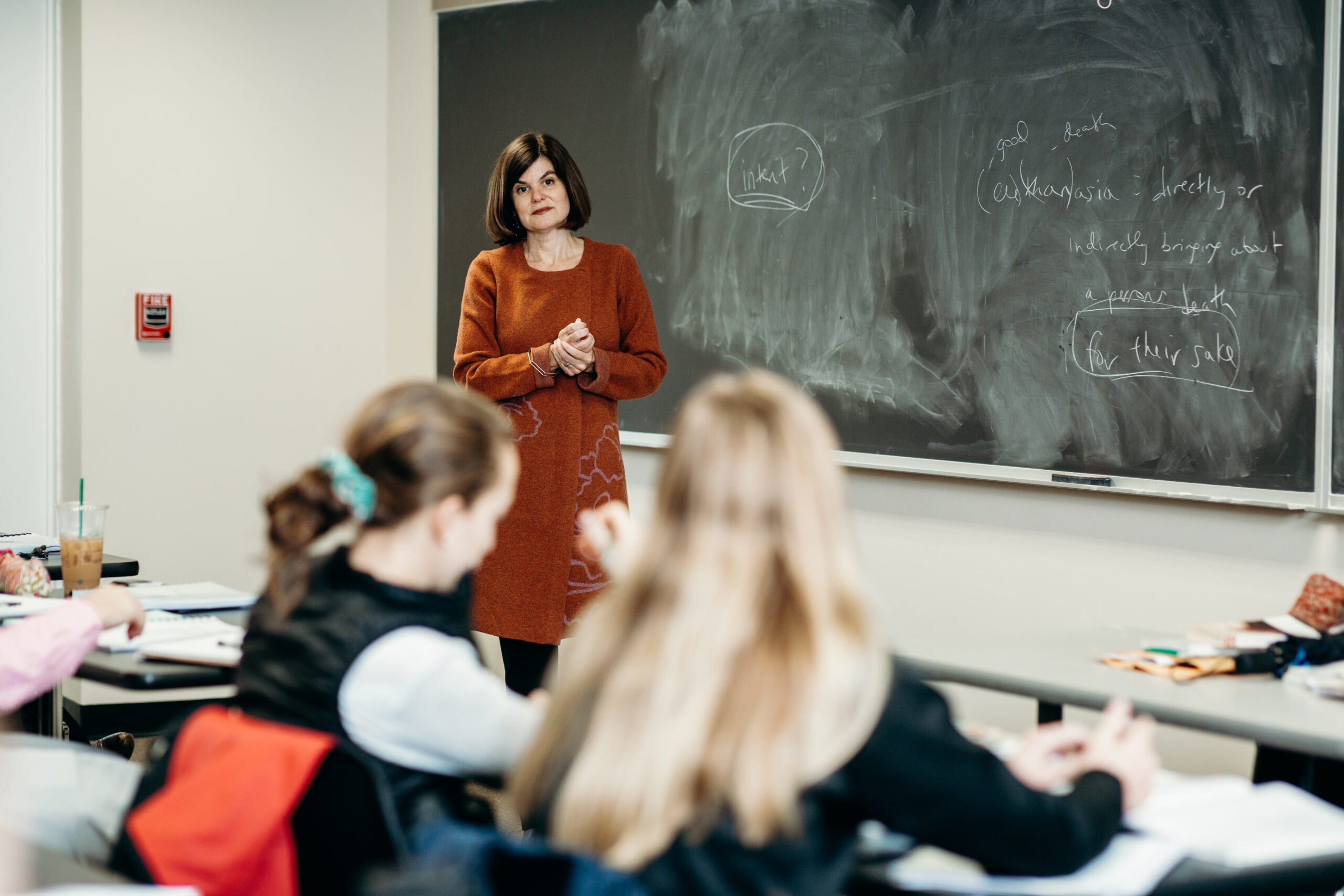 Dr. Angela Licia Carlson, Ph.D teaching a class