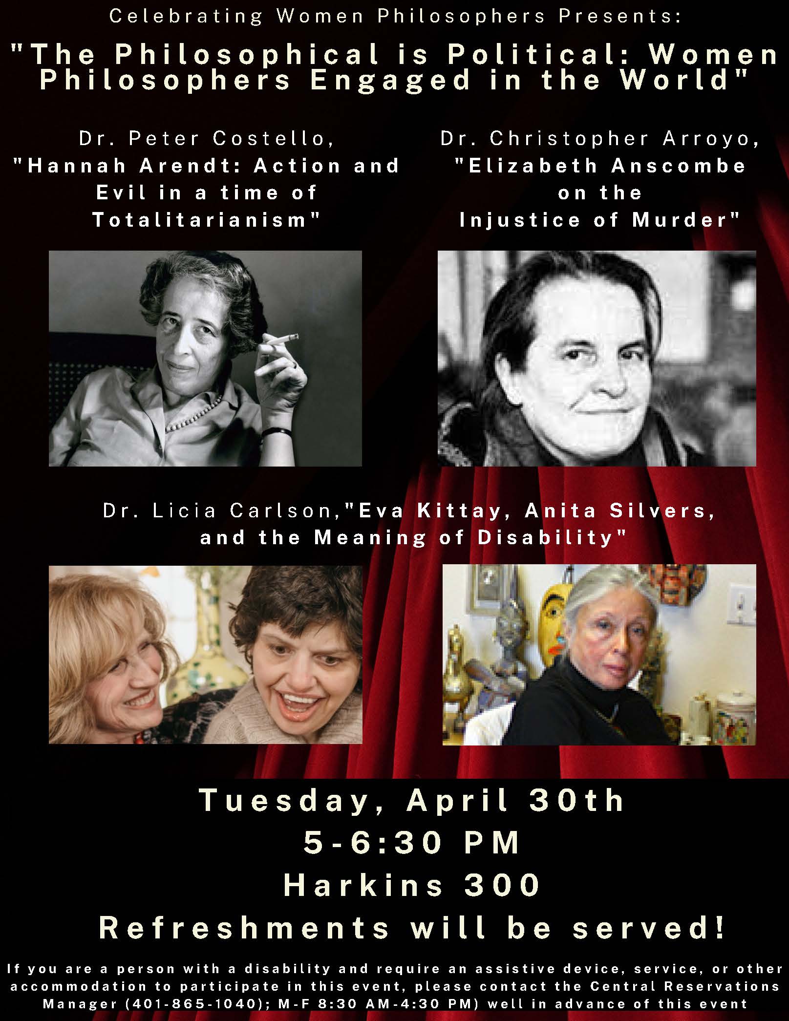 Celebrating Women Philosophers Series